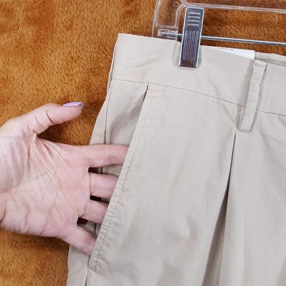 NN07 Pants Mens Size 31x34 Tan Pleated Cotton Chino Trousers BILL $250 - Picture 2 of 10